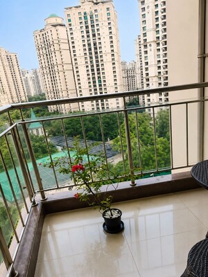 Balcony in 2.5 BHK Apartment at Kanakia Spaces Niharika, Manpada – for Rent
