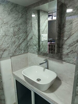 Bathroom in 3 BHK Apartment at Kalpataru Karmakshetra, Sion East – for Rent
