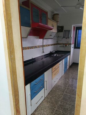 Kitchen in 3 BHK Apartment at Kalpataru Karmakshetra, Sion East – for Rent