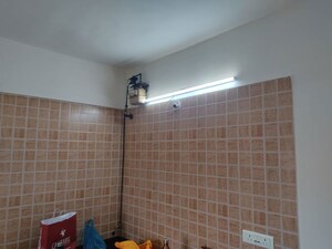 Bathroom in 3 BHK Apartment at Prathamesh Park Baner, Baner – for Rent