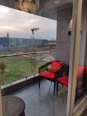 Balcony in 3 BHK Apartment at Courtyard Regalia, Bhayli – for Sale