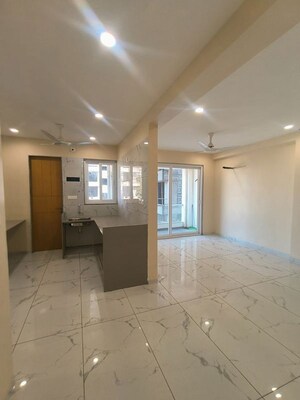 Living Room in 3 BHK Apartment at Courtyard Regalia, Bhayli – for Sale