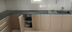 Kitchen in 3 BHK Apartment at Godrej Aqua, International Airport Road – for Rent