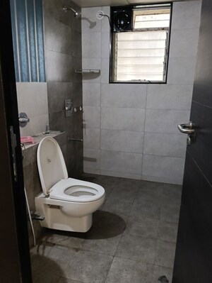 Bathroom in 3 BHK Apartment at Paranjape Azure, Tathawade – for Rent