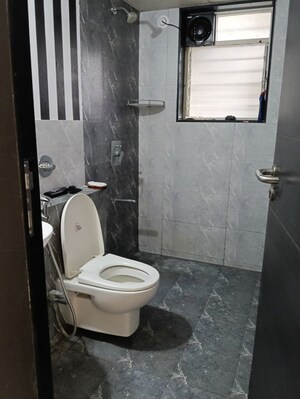 Bathroom in 3 BHK Apartment at Paranjape Azure, Tathawade – for Rent