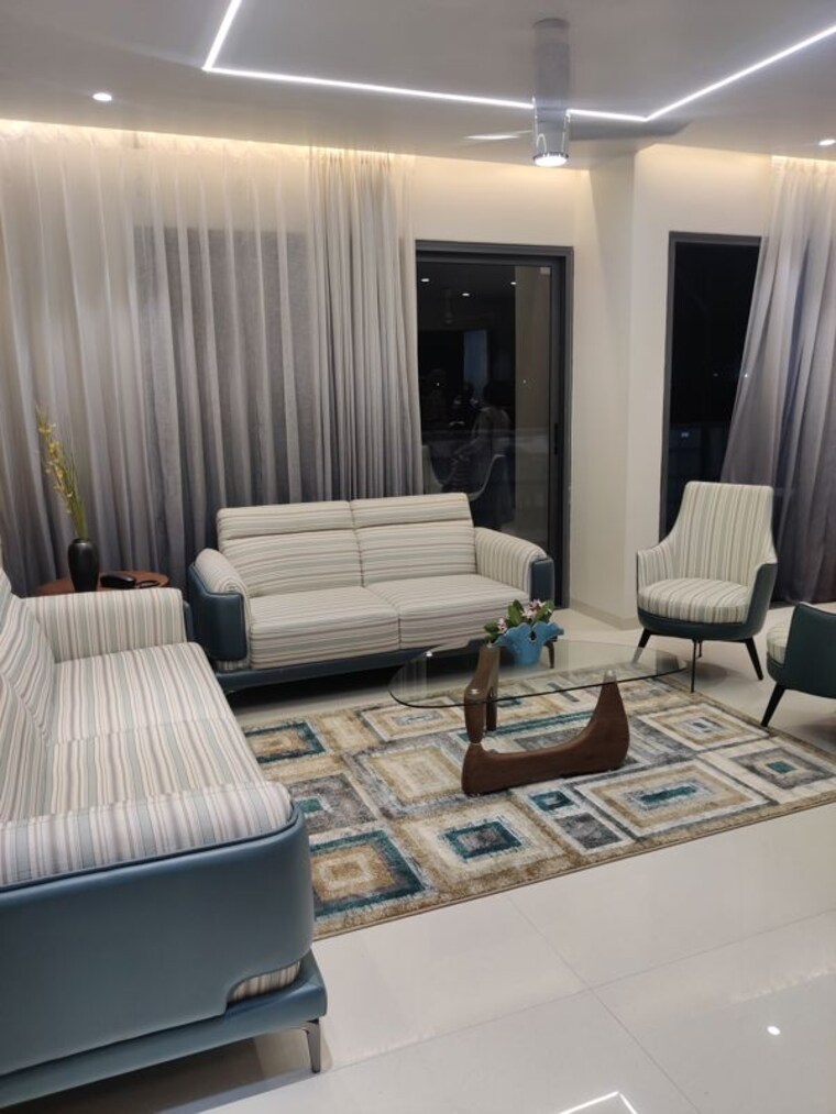Living Room, everest-axora 3 Bedroom 1280 Sq.Ft. Apartment In Bhayli Vadodara 10633404