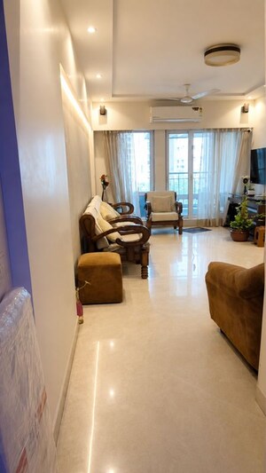 Living Room in 2.5 BHK Apartment at Kanakia Spaces Niharika, Manpada – for Rent