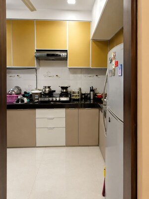 Kitchen in 2.5 BHK Apartment at Kanakia Spaces Niharika, Manpada – for Rent