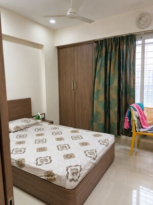 Bedroom in 2.5 BHK Apartment at Kanakia Spaces Niharika, Manpada – for Rent