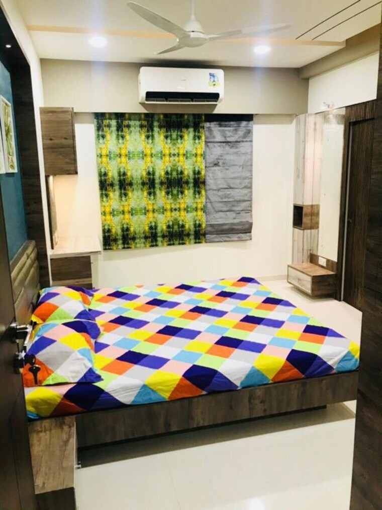Bedroom, sangani-shaligram-lakeview 3 Bedroom 1700 Sq.Ft. Apartment In Near Vaishno Devi Circle On Sg Highway Ahmedabad 10633466