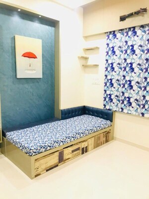 Bedroom in 3 BHK Apartment at Sangani Shaligram Lakeview, Near Vaishno Devi Circle On Sg Highway – for Rent