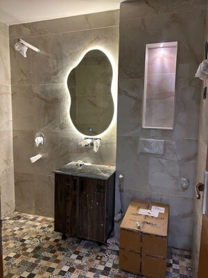 Bathroom in 4 BHK Builder Floor at Green Fields Colony – for Sale
