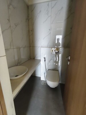 Bathroom in 4 BHK Apartment at Raymond The Invictus By GS, Pokhran Road No One – for Rent