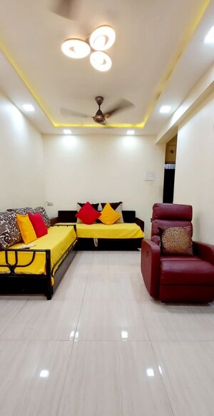 Living Room in 1 BHK Apartment at Gautam Villa, Naupada – for Sale