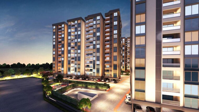 Exterior View, khapri 3 Bedroom 1965 Sq.Ft. Apartment In Khapri Nagpur 10633541