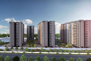 3 BHK Apartment – Exterior View View at Khapri - for Sale