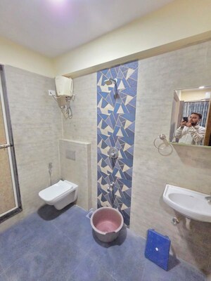 Bathroom in 2 BHK Apartment at The Heights, Andheri East – for Rent