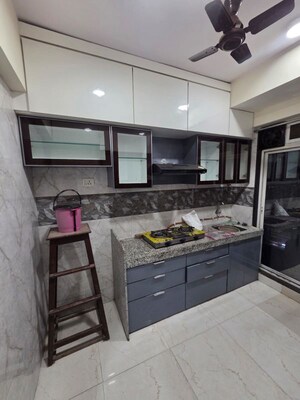 Kitchen in 2 BHK Apartment at The Heights, Andheri East – for Rent