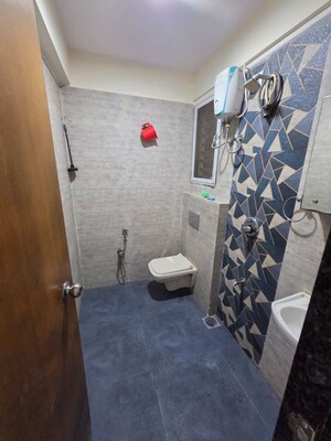 Bathroom in 2 BHK Apartment at The Heights, Andheri East – for Rent