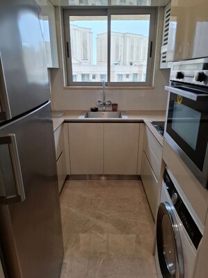 Kitchen in 1 BHK Apartment at Hiranandani Regent Hill, Powai – for Rent