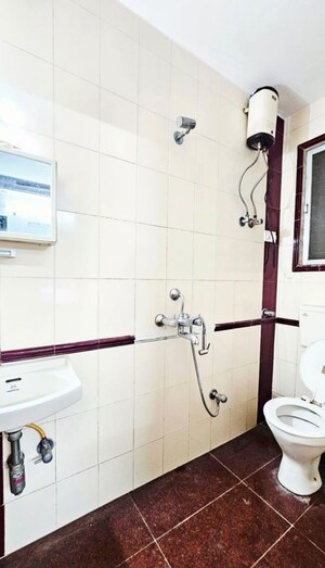 Bathroom in 1 BHK Apartment at Ashoka Tower Andheri, Versova – for Rent