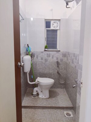 Bathroom in 2 BHK Apartment at Magarpatta Jasminium, Hadapsar – for Rent