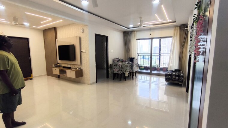 Living Room, frontline-seven 3 Bedroom 1980 Sq.Ft. Apartment In Kokapet Hyderabad 10633696