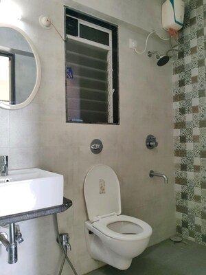 Bathroom in 1 BHK Apartment at Paradigm ZENITH, Ghodbunder Road – for Sale