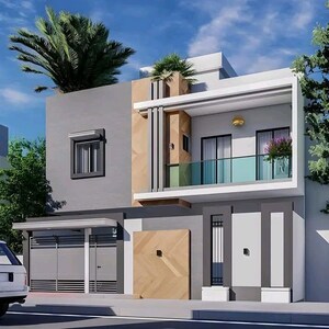 3 BHK Villa – Exterior View View at Mudichur - for Sale