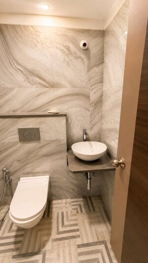 Bathroom in 1 BHK Apartment at Veena Synergy, Andheri East – for Rent
