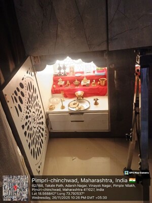 Bedroom in 1 BHK Apartment at Vaishnav Swami Enclave, Pimple Nilakh – for Sale