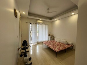 Living Room in 3 BHK Builder Floor at Ansal API Esencia, Sector 67 – for Rent