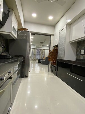 Kitchen in 3 BHK Apartment at Rajveer Apartment Andheri, Andheri West – for Rent