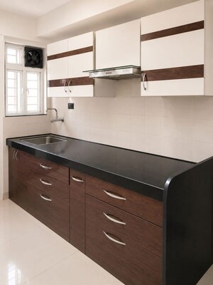Kitchen in 2 BHK Apartment at Nirman Silver Mist, Lohgaon – for Rent
