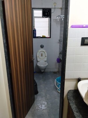 Bathroom in 2 BHK Apartment at Nirman Silver Mist, Lohgaon – for Rent