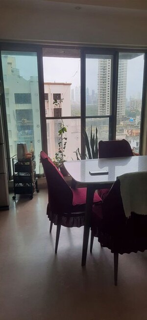 Living Room in 2 BHK Apartment at Chandak Cornerstone, Worli – for Rent