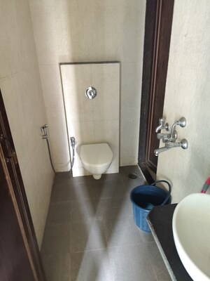 Bathroom in 1 BHK Apartment at Vihang Valley Phase 3, Kasarvadavali – for Rent