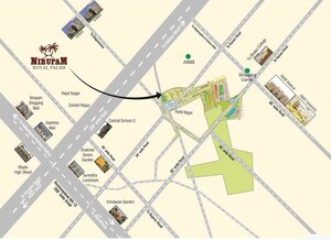 4 BHK Apartment – Map Location View at Jatkhedi - for Sale