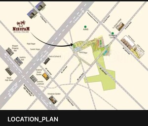 4 BHK Apartment – Map Location View at Jatkhedi - for Sale
