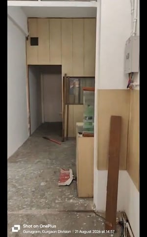 Kitchen in  Office Space at Udyog Vihar Phase 5 – for Rent