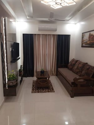 Living Room in 3 BHK Apartment at Shree Samruddhi Aishwarya Heights, Mulund East – for Rent