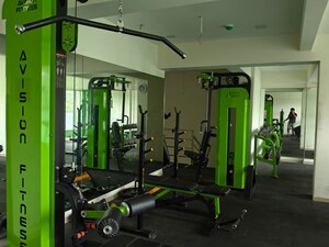 Gym in 3 BHK Apartment at Shree Samruddhi Aishwarya Heights, Mulund East – for Rent