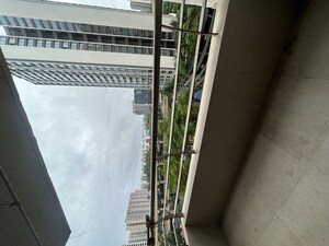 Balcony in 2.5 BHK Apartment at Oberoi Realty Splendor, Andheri East – for Rent