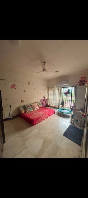 Living Room in 3 BHK Apartment at Silver Beach Apartment, Dadar West – for Rent
