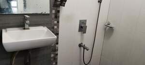 Bathroom in 3 BHK Apartment at Sterling Seaface, Worli – for Rent