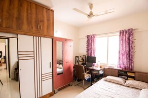 Bedroom in 2 BHK Apartment at Bhandari 7 Plumeria Drive, Tathawade – for Rent