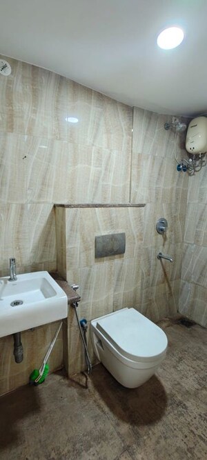 Bathroom in 1 BHK Apartment at Lodha Amara, Kolshet Road – for Rent