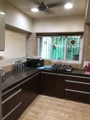 Kitchen in 3 BHK Apartment at Basant Parvati Apartment, Worli – for Rent