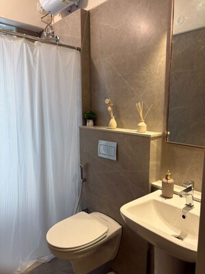 Bathroom in 1 BHK Apartment at Bandra East – for Sale