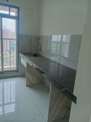 Bathroom in 1 BHK Apartment at Metropolis Bayside, Kasarvadavali – for Rent
